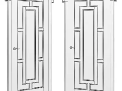 Interior Doors  3d model Low-poly 3D model