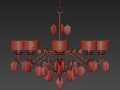 Ancona Chandelier Bella Figura 3D model