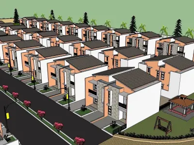 Exterior Villa Model  3D model