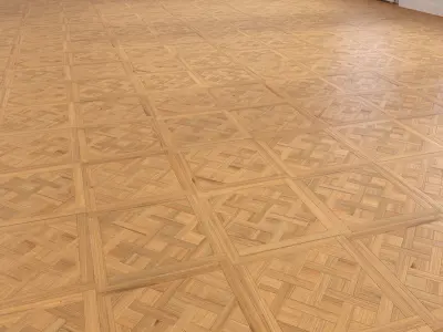 Parquet - Laminate - Wooden floor Low-poly 3D model 40