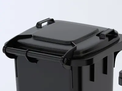 Wheeled-bins 120L 1100L 3D model
