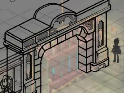 The Palace - Shimen 02 3D model