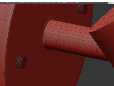 BERNY sconce Low-poly 3D model