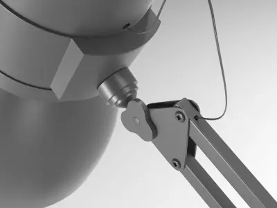 Office Table Lamp 3D model