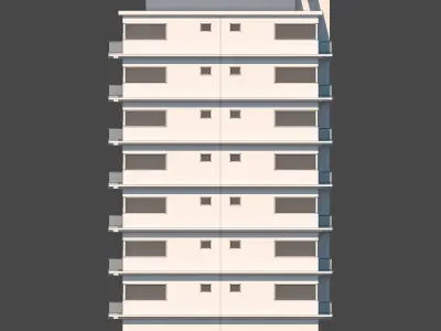 Archviz - Surrounding Composition 02 3D model