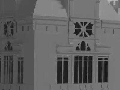 classic building  3D print model