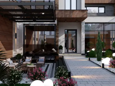 EXTERIOR DESIGN 3D SCENE 3D model