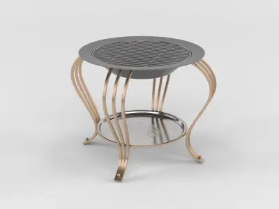 Grill Charcoal Stove 3D model