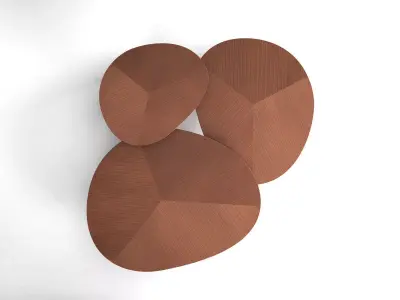Island three coffee tables 3D model