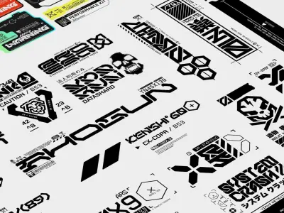 Cyberpunk Decals Vol 6   Texture