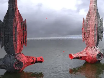 Ocean Drake interceptor Deep Drone  3D model