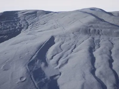 168 Real -  World PNG Heightmaps - USA and UK Low-poly 3D model