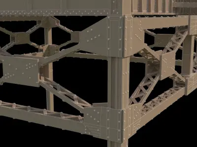 Railway Bridge 3D model