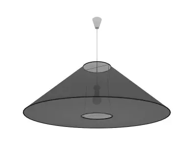 Modern Cone Shaped Pendant Light 3D Model  Hanging Lamp 3ds Max  3D model