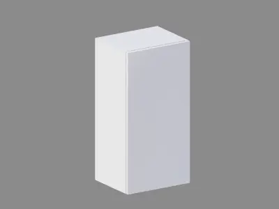 Kitchen Upper Cabinet 40 cm Low-poly 3D model