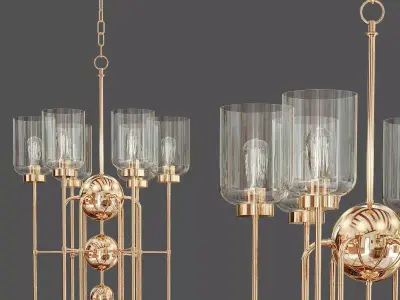 Williamsburg Tyrie Chandelier 3D model