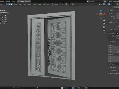 Entrance Door Free 3D model