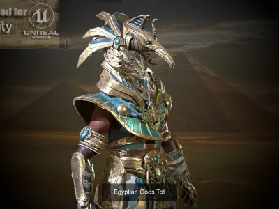 Egyptian Gods Collection 3D Model Pack