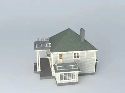 Southern Mansion Free 3D model