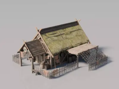 Nordic house 8 3D model