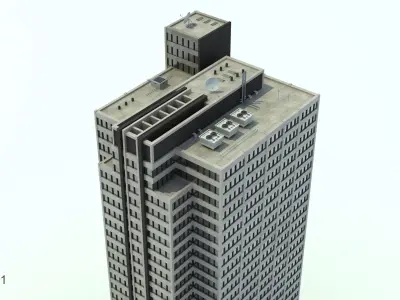  Buildings City - 28 Models Collection 