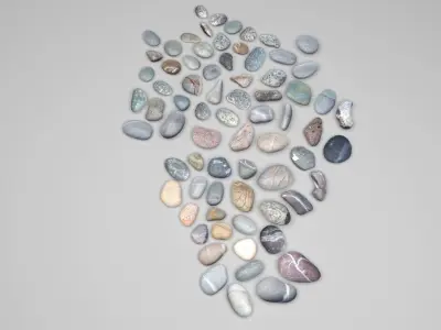 Rocks Set 3D model