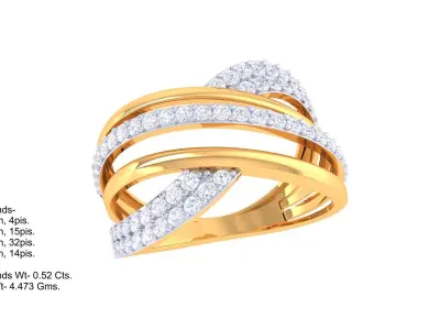   Women Ring MTL 3dm STL OBJ FBX Details 3D print model shop