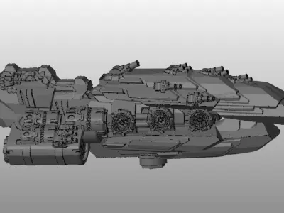 SKY RELICS - 18 BLACK KNIGHT 3D print model