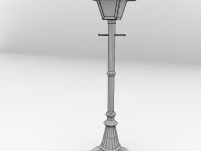 Light Post 3D model