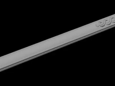 leg High quality 3d models for processing on a cnc machine 3D model 7