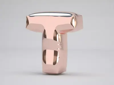 T Balloon Copper 3D model