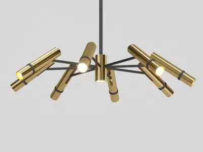 Lampatron React 9 lamps 3D model