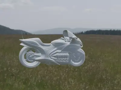  Aether Glide X1 Low-poly 3D model