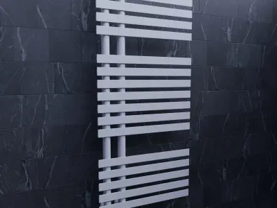 Modern Bathroom Radiator Free 3D model