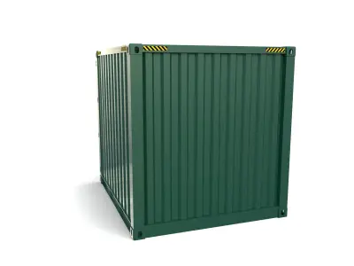 10ft Shipping Container 3D model