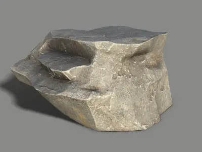 Mountain Rock 07 Low-poly 3D model