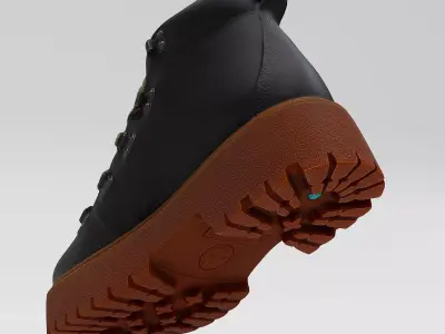 TIMBERLAND Stone Street Mid Black 3D model