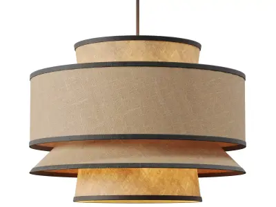 Modern Piper LED Pendant Lights Low-poly 3D model