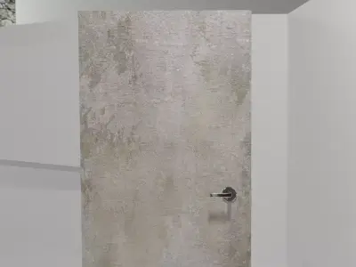 Dirty Door Free 3D model