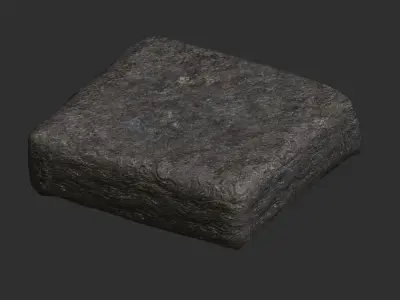 Stone Platforms Low-poly 3D model