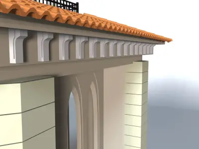 Central park building 3D model