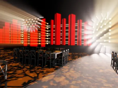 3D stage design  3D print model