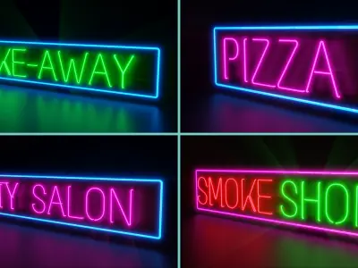 Glow! - Neon Sign Asset Pack