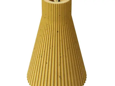 Gant Lights fluted hanging lamp S1 3D model