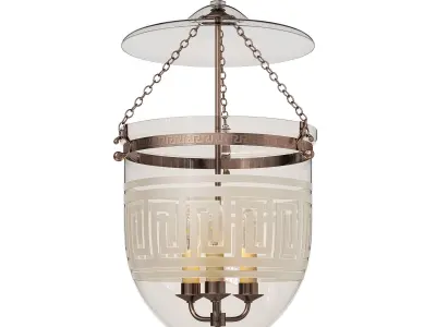 Hector Finch Temple Light Greek Key Model I 3D model