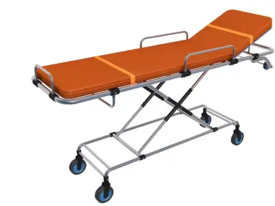 Ambulance Bed 3D Model stretcher 3D model