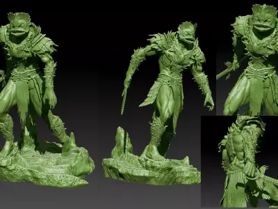 Merman Winky Fan art 3D print model