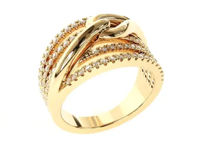 elegant ring  3D print model