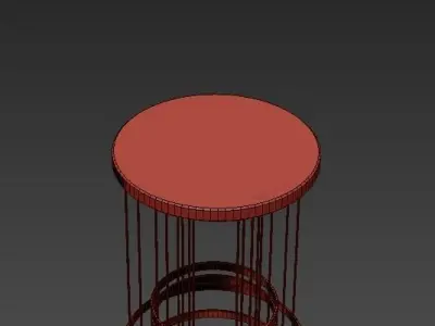 Dimore Studio Chandelier of layered bands 3D model