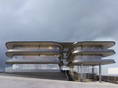 Apartments Building 3D model